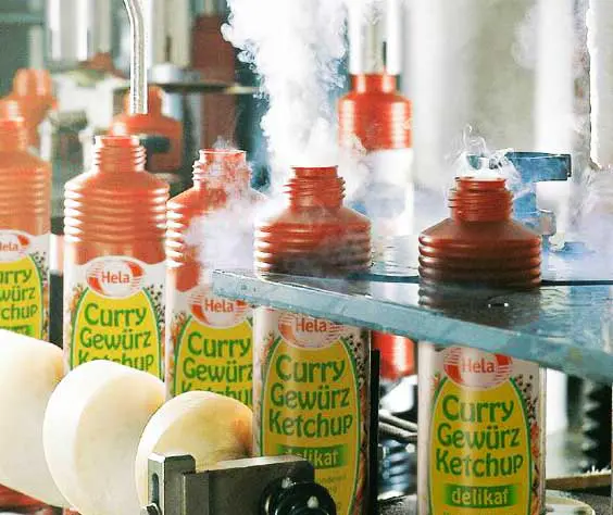 Abfüllanlage für Curry Ketchup bei Hela Abfüllanlage für Curry Ketchup bei Hela